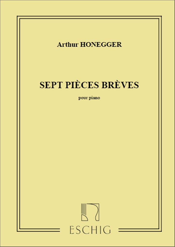 7 Pieces Breves Piano